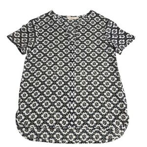Tory Burch Printed Blouse XS Small Oversized Flowy